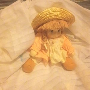 Vintage doll plays music